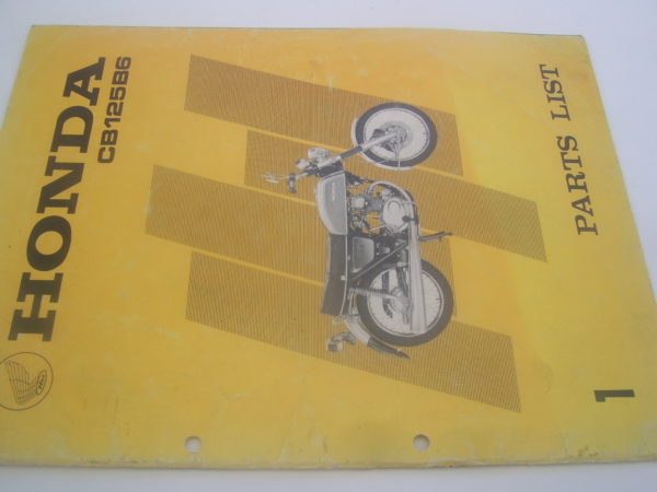 Honda-Parts-List-CB125B6-1974