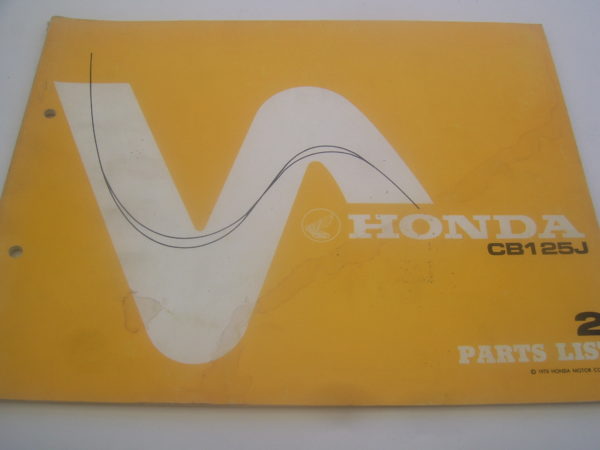 Honda-Parts-List-CB125J-1975