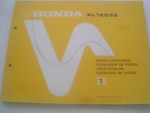 Honda-Parts-List-XL125SZ-1978