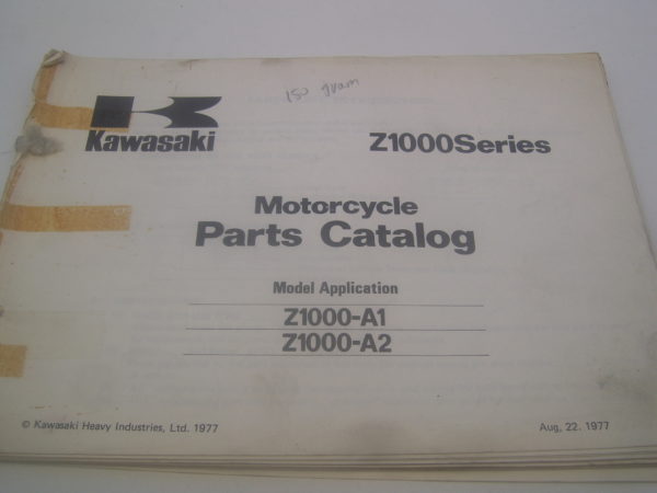 Kawasaki-Parts-List-Z1000-A1-A2-1977