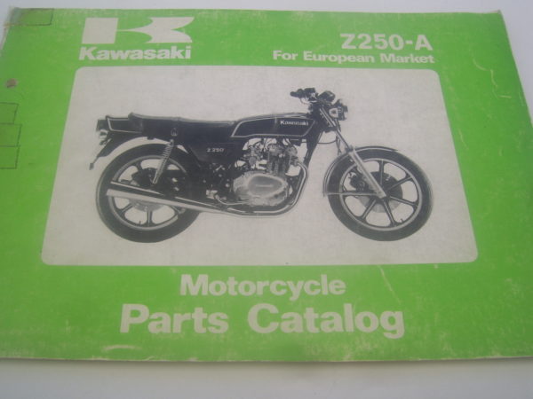 Kawasaki-Parts-List-Z250-A-1978