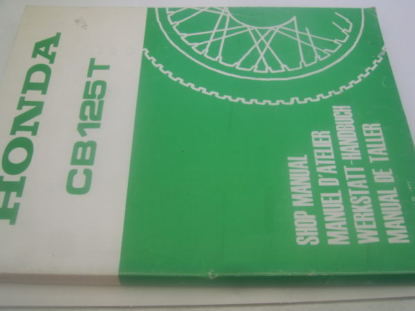 Repair-Manual-Werkstatt-Handbuch-CB125T-1977