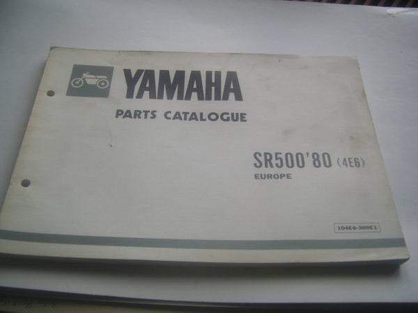 Yamaha-Parts-List-SR500-1980